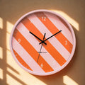 Funfetti - Veggklokke med striper