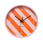 Funfetti - Veggklokke med striper
