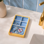 fargerikt Keramisk smykkefat med plass til ringer, øredobber og små accessories